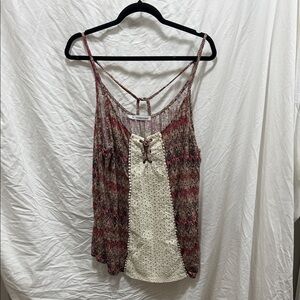 Maurices Multicolor Lace Camisole